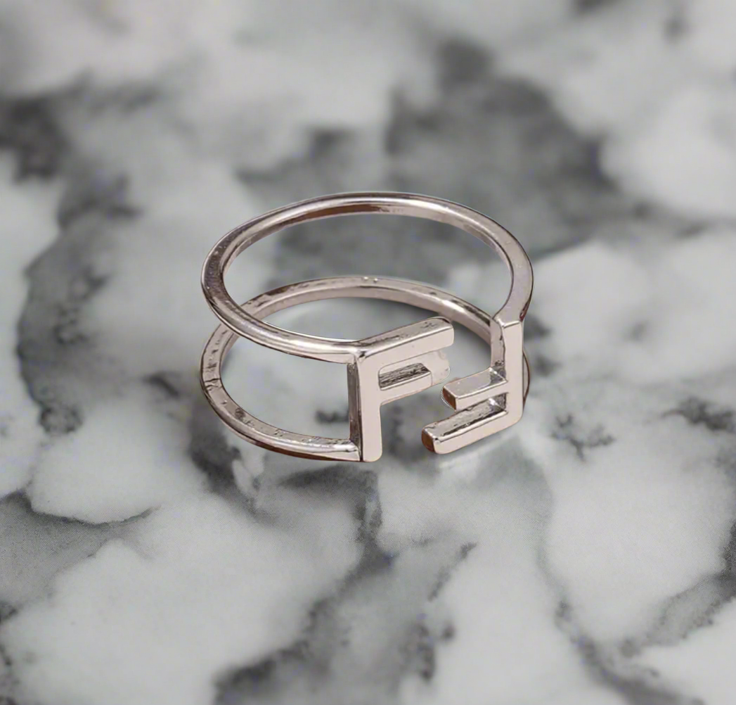 Beautiful inspired rings with logos and adjustable bands (large variety)