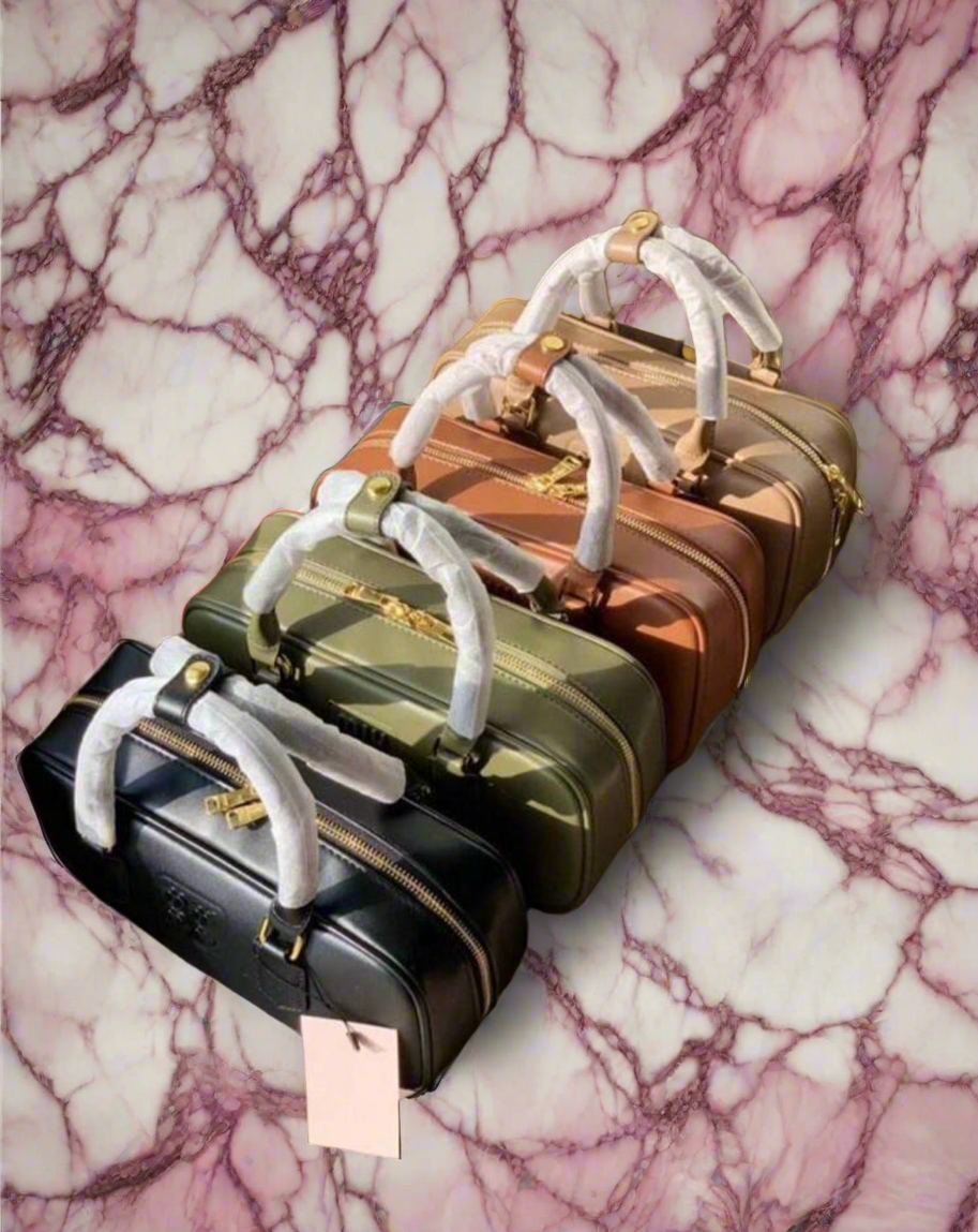 Quilted vegan leather bags (faux leather - variety)