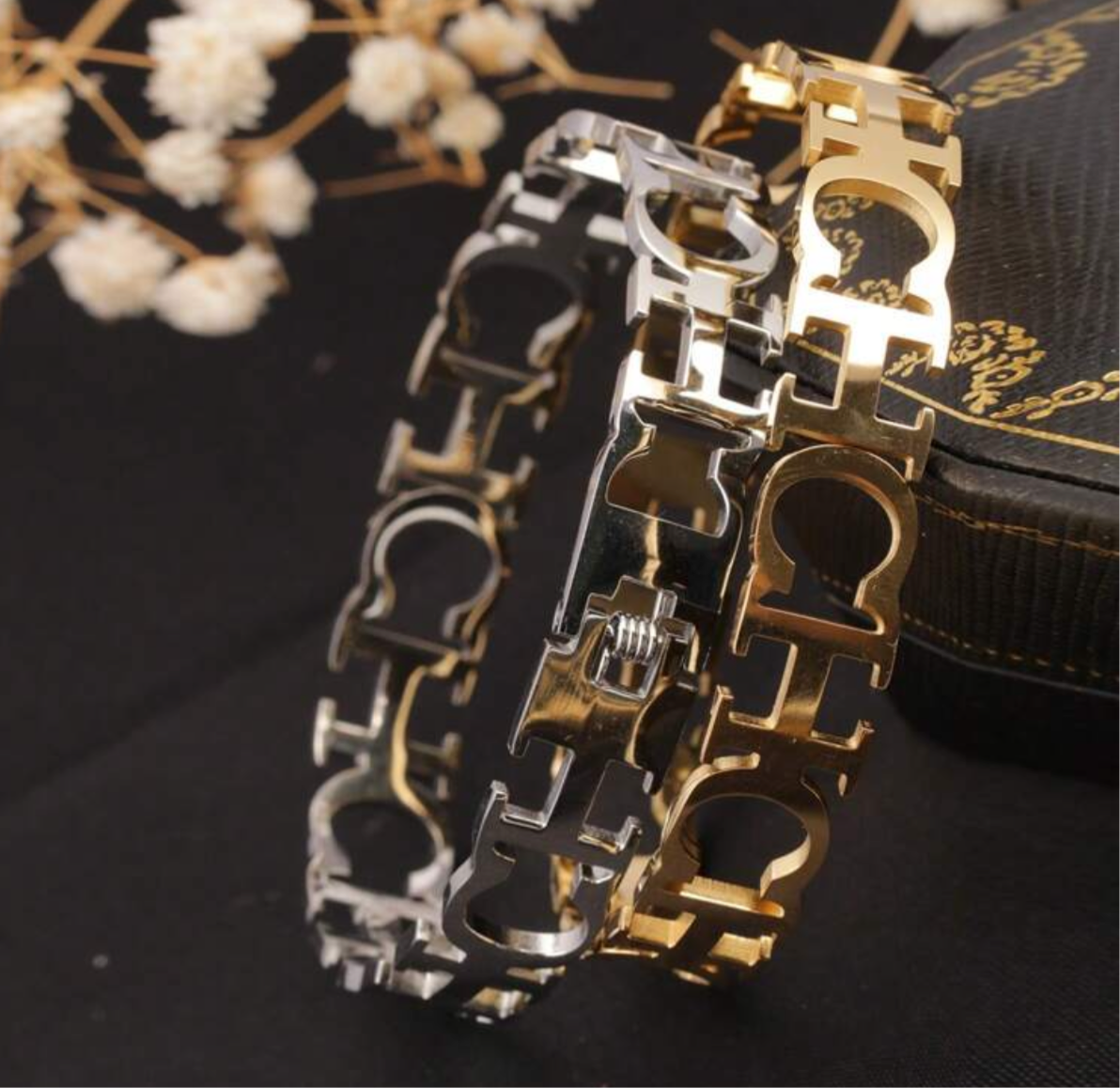 Hinged Lettered Bangles