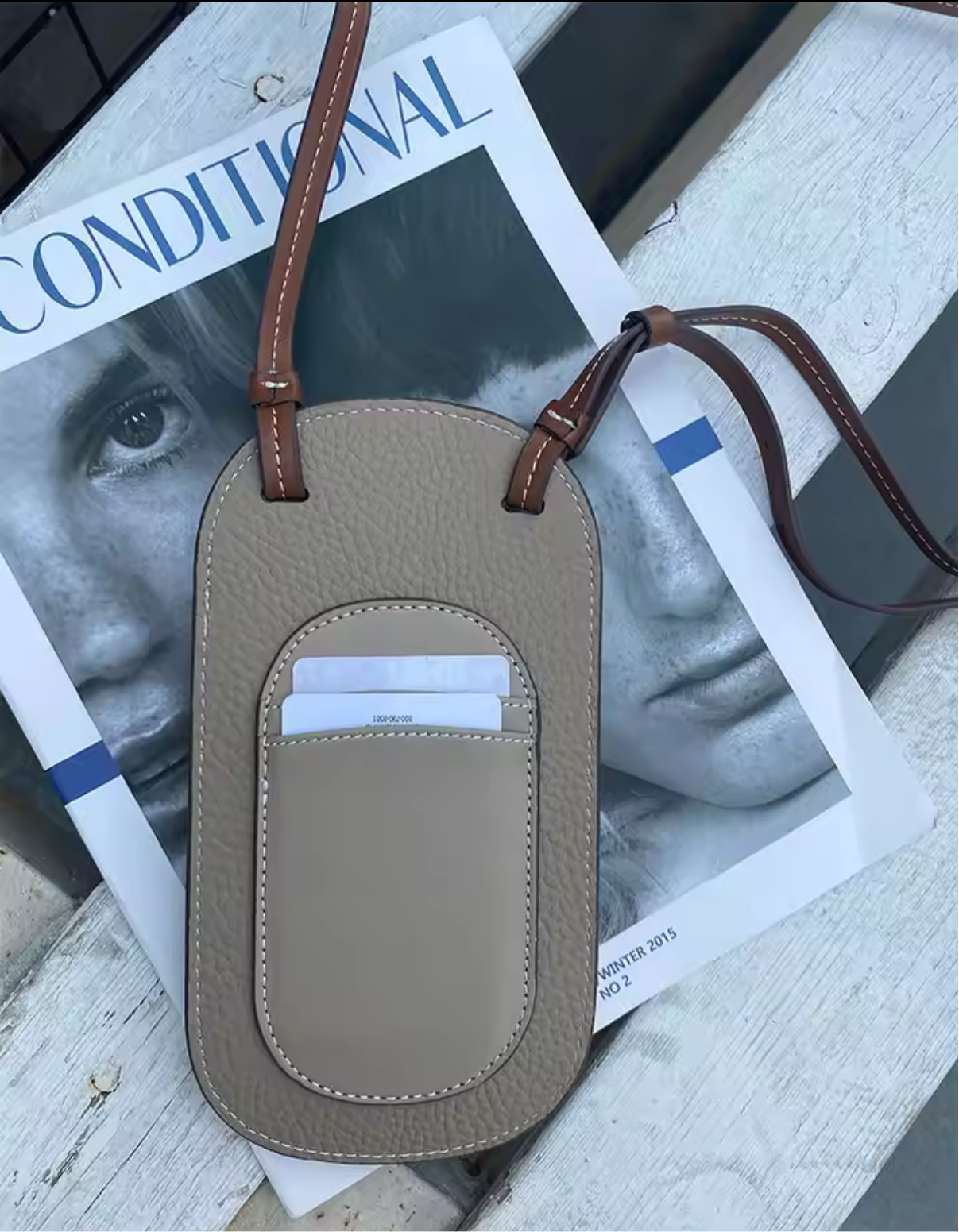 High quality soft grain leather crossbody phone case bags!