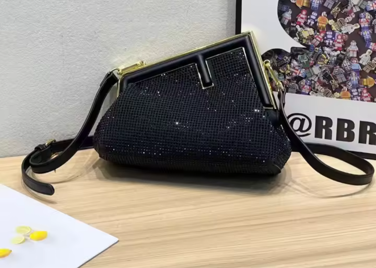 Letter F Clutch / crossbody bag