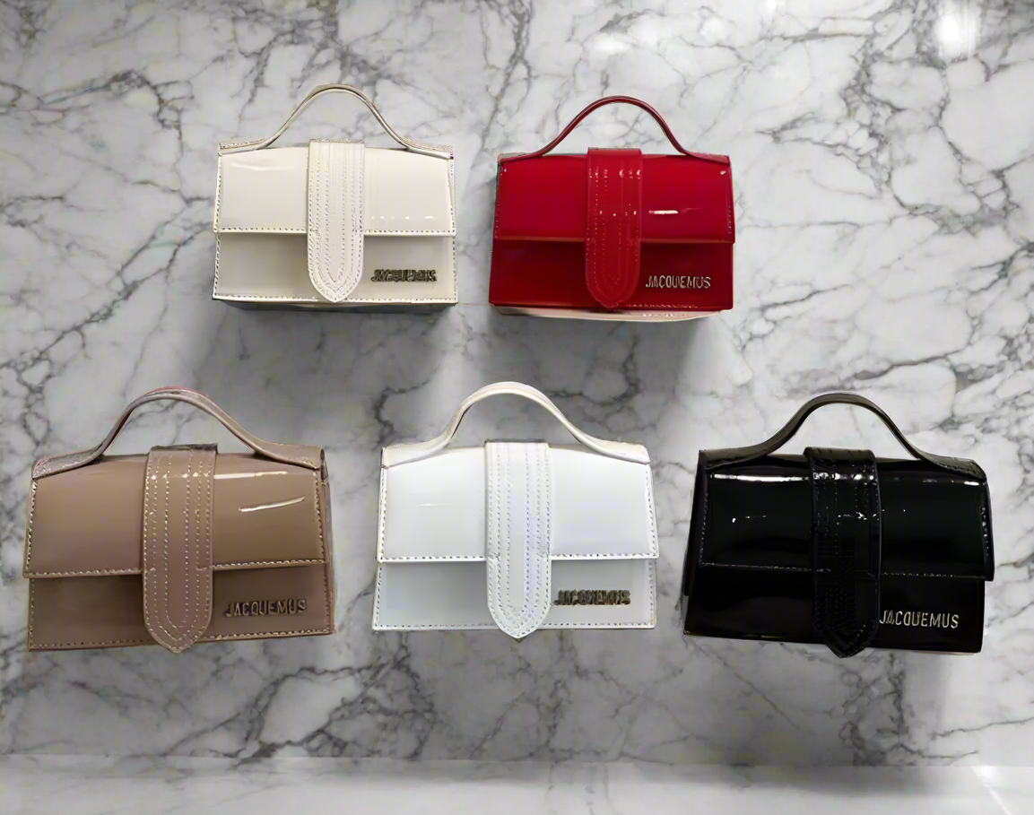 JAQ structured rectangular clutch / crossbody flap purse in many colors