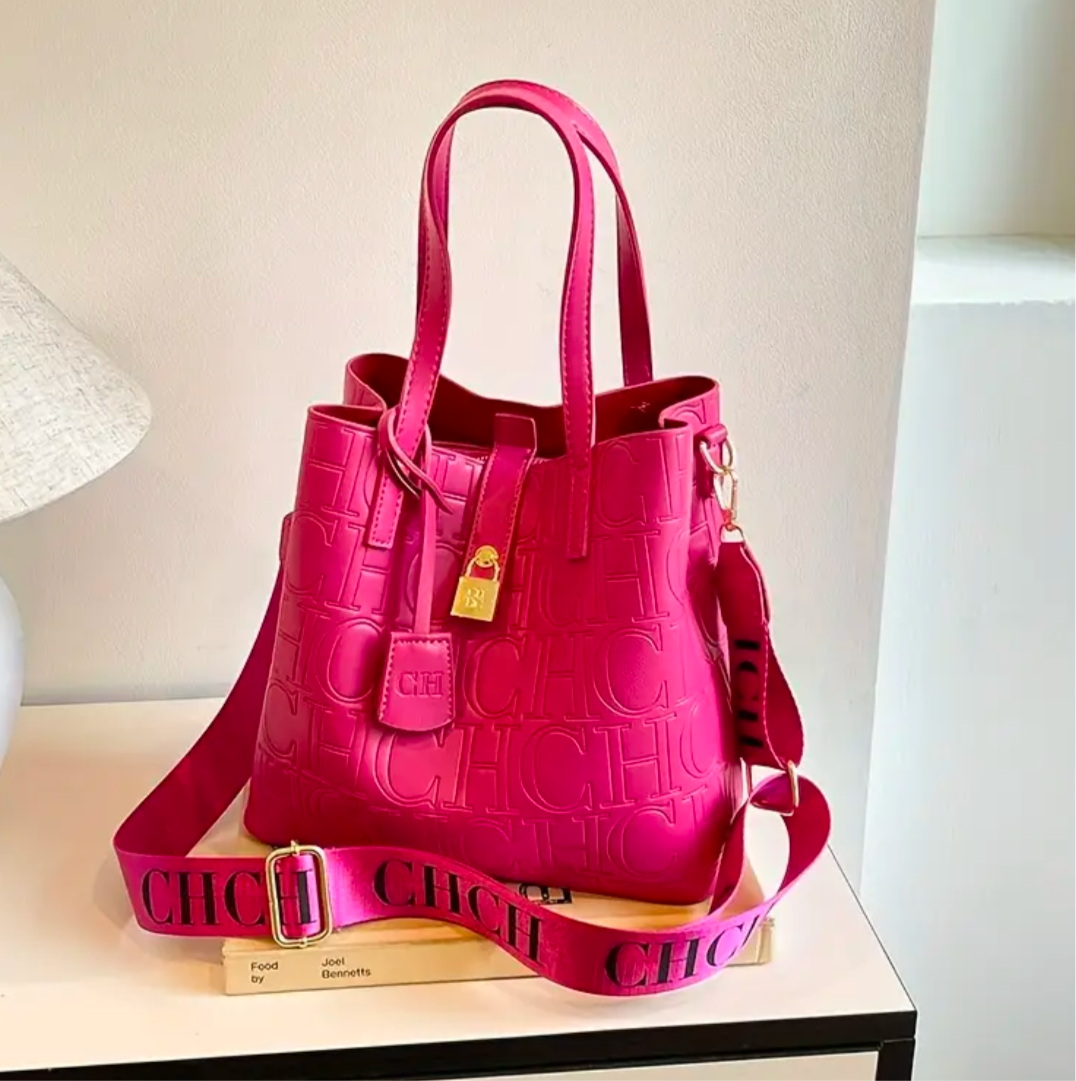 CHCH TOTE BAG W/ smaller pouch bag