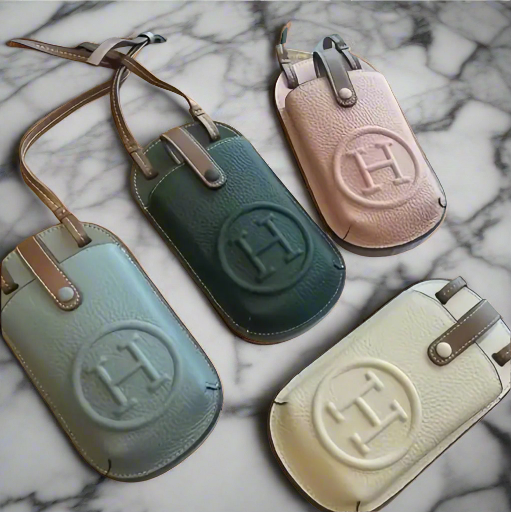 High quality soft grain leather crossbody phone case bags!