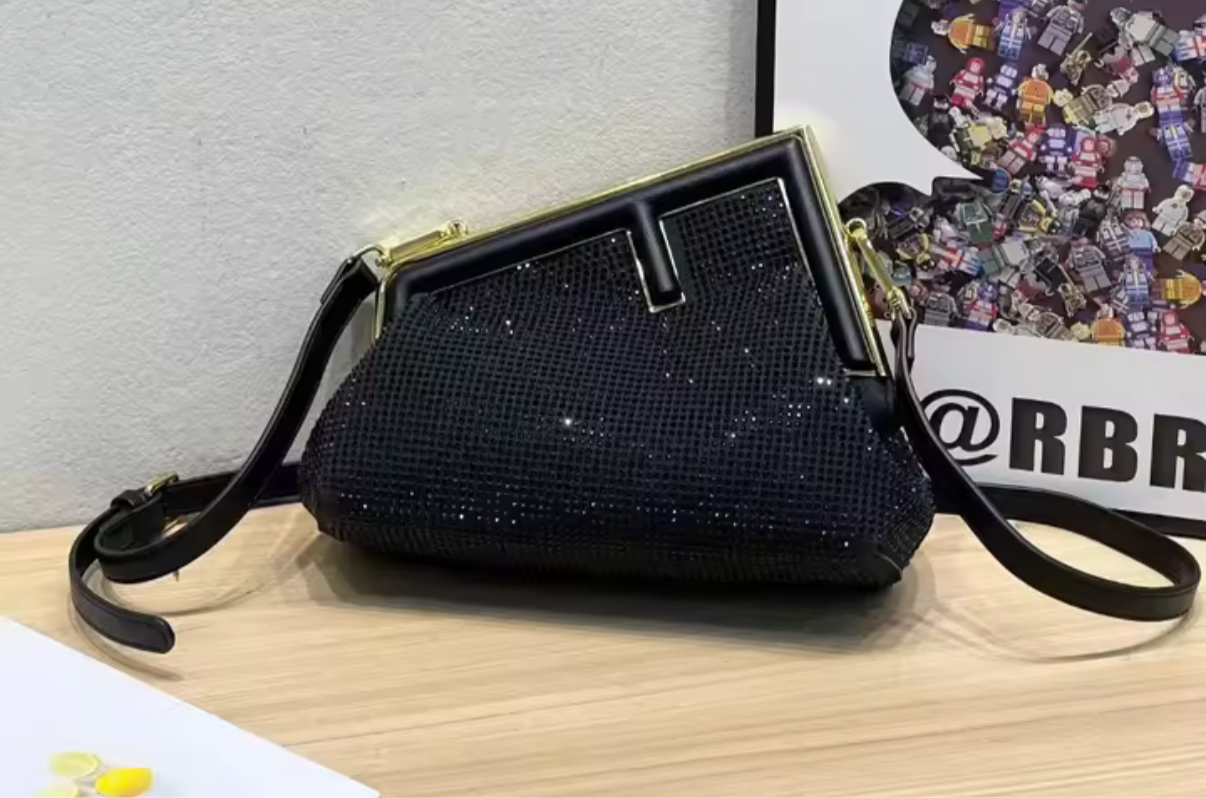 Letter F Clutch / crossbody bag