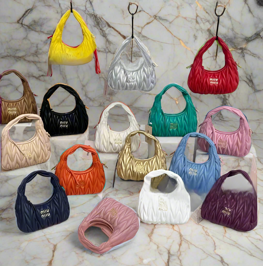 Quilted vegan leather bags (faux leather - variety)