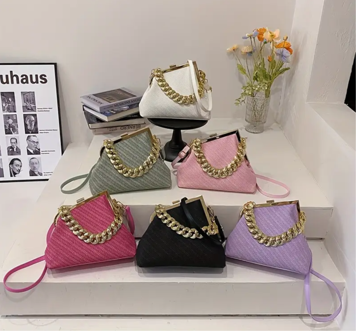 Letter F Clutch / crossbody bag