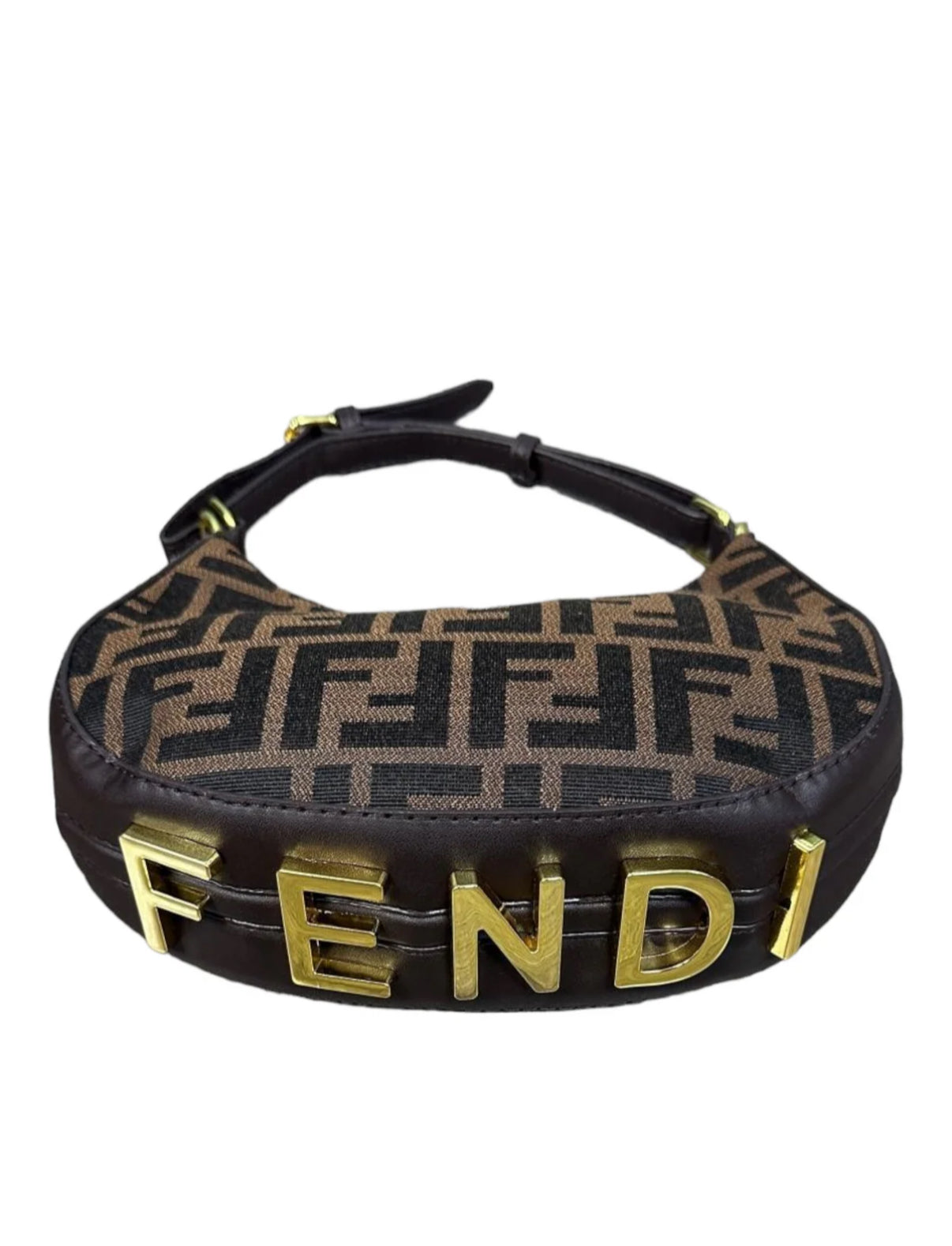 Classic shoulder hobo bag with Metal lettering (many options)