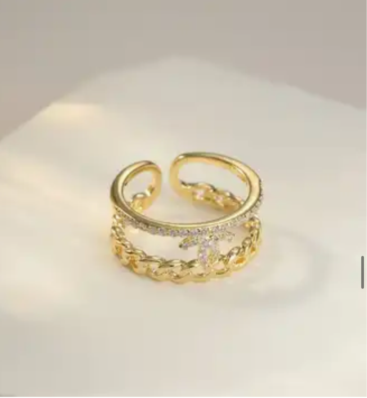 Beautiful inspired rings with logos and adjustable bands (large variety)