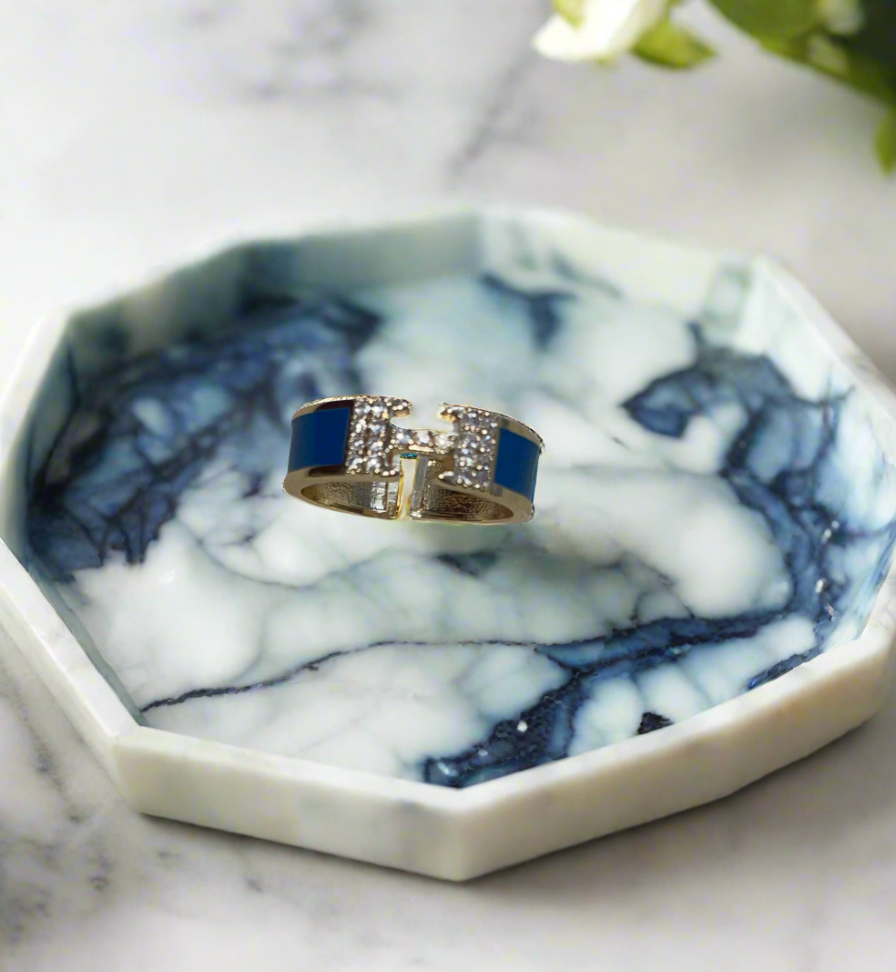 Beautiful inspired rings with logos and adjustable bands (large variety)