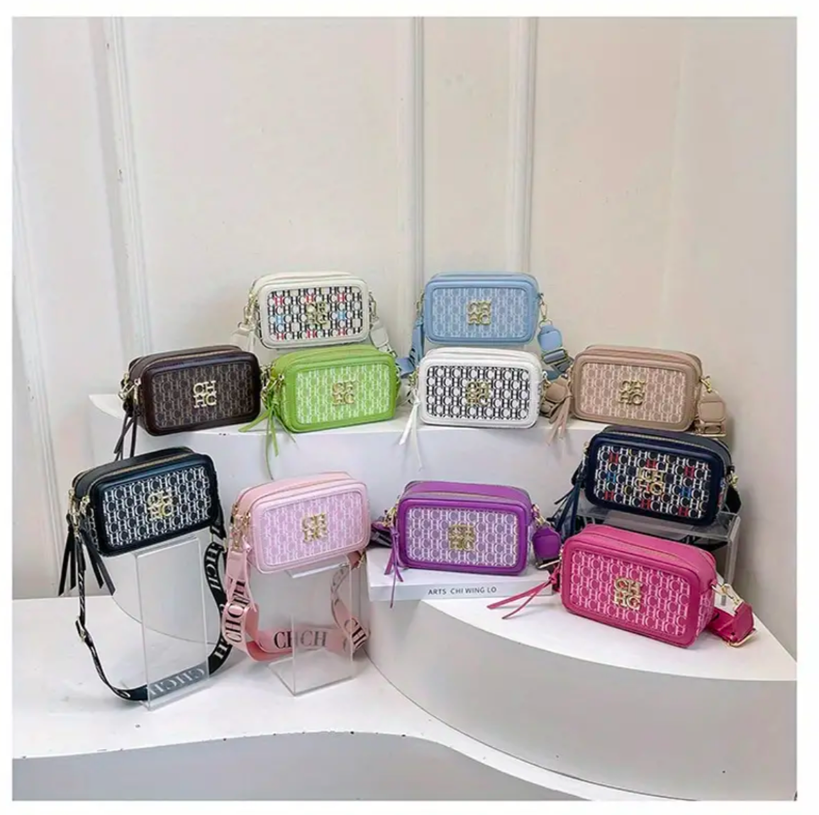 Camera rectangle CH pattern bag