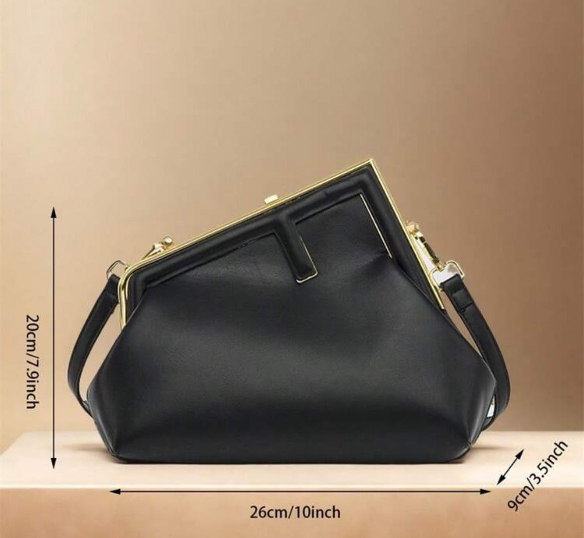Letter F Clutch / crossbody bag