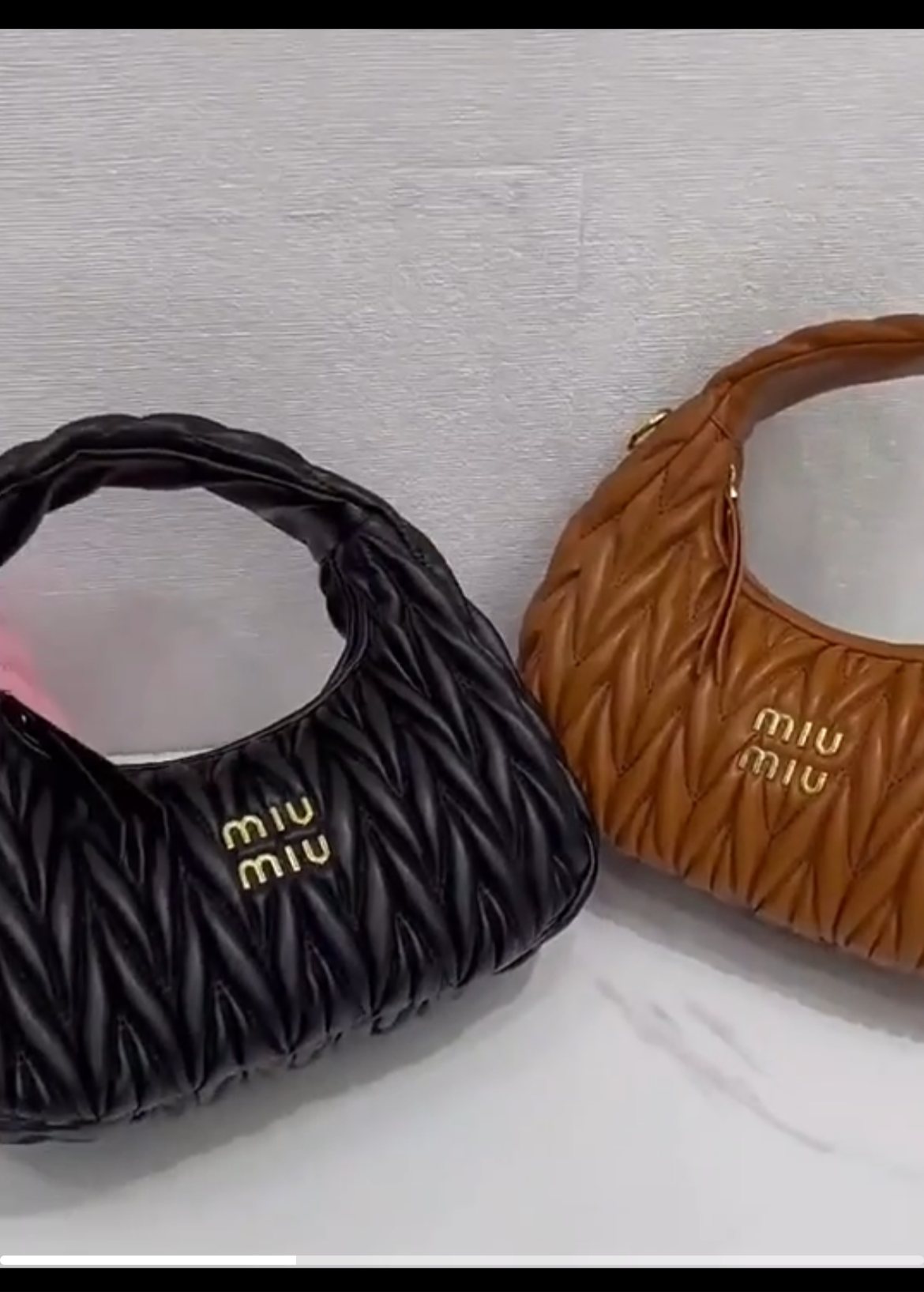 Quilted vegan leather bags (faux leather - variety)