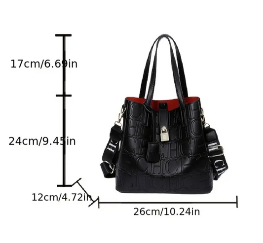 CHCH TOTE BAG W/ smaller pouch bag