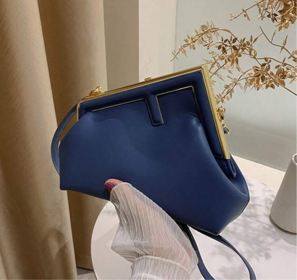 Letter F Clutch / crossbody bag