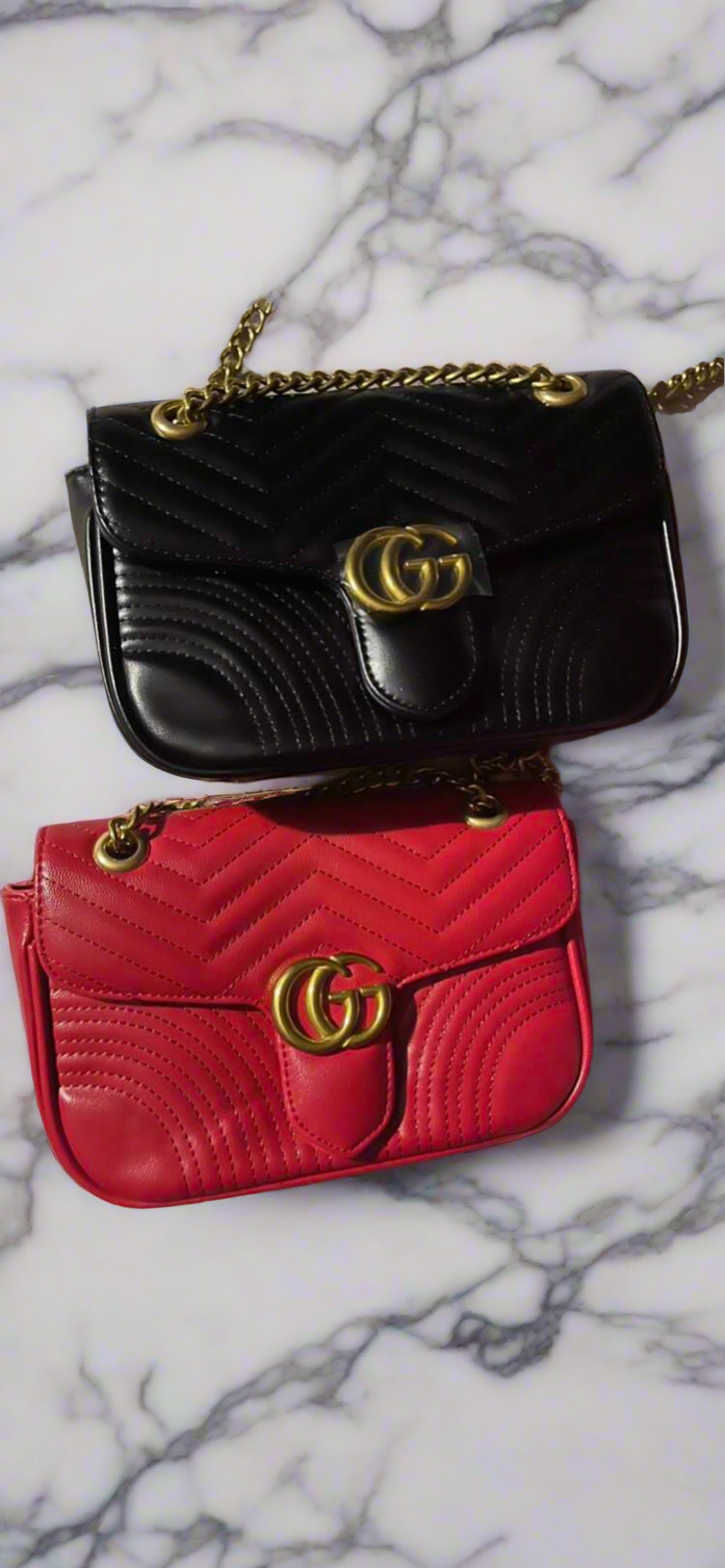 Crossbody - Leather or velvet GG Logo Bags (variety)