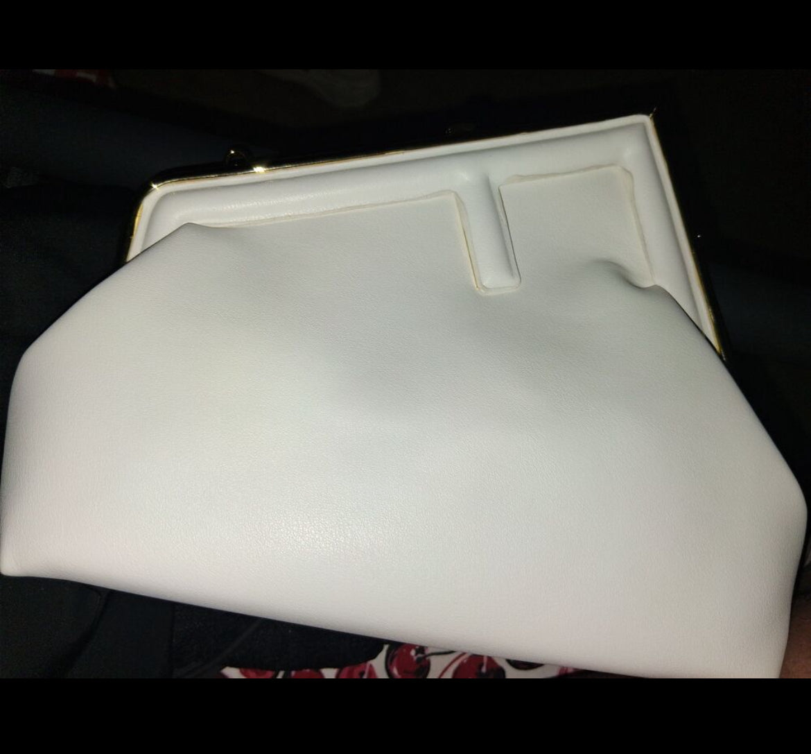 Letter F Clutch / crossbody bag