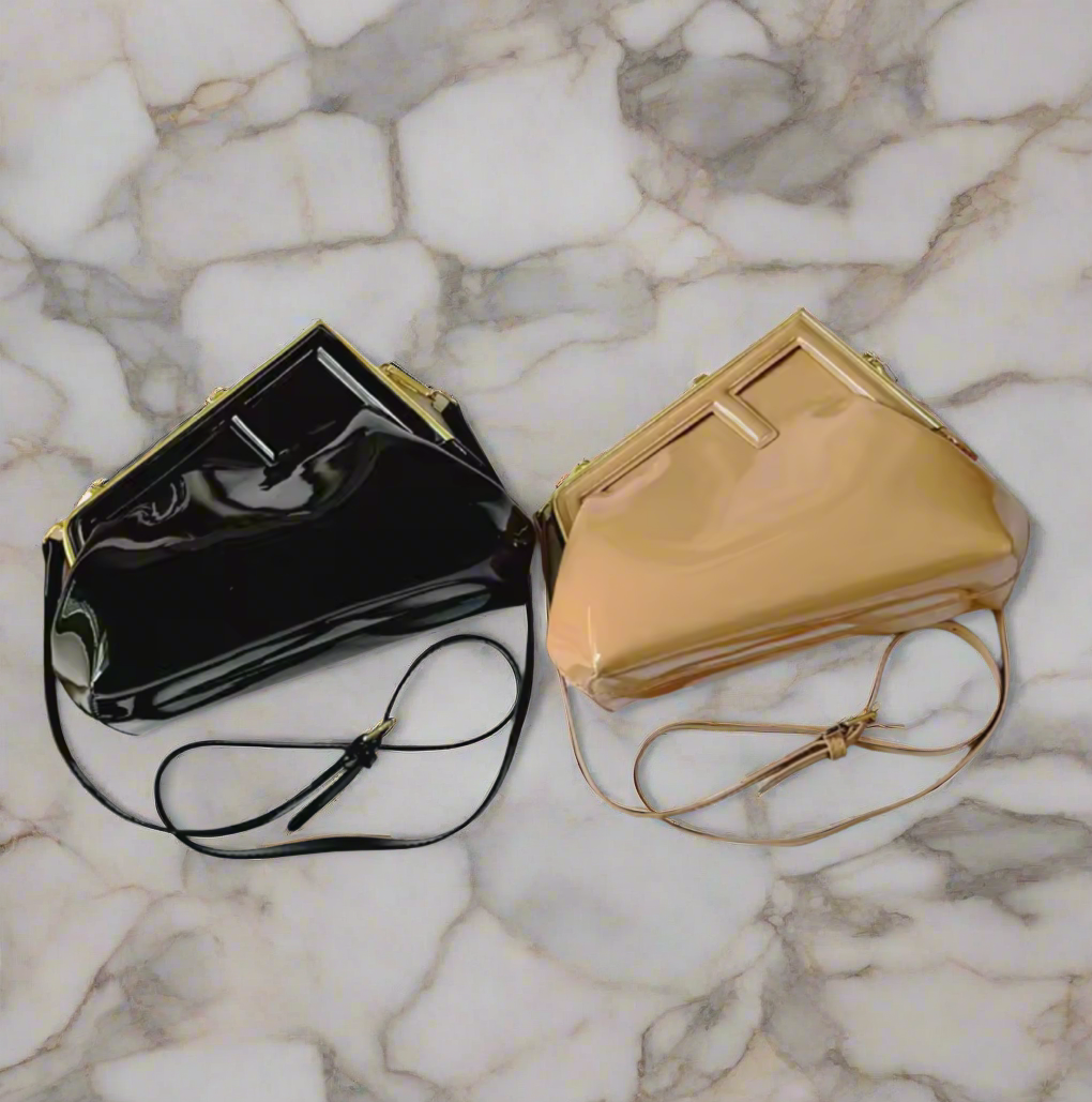 Letter F Clutch / crossbody bag