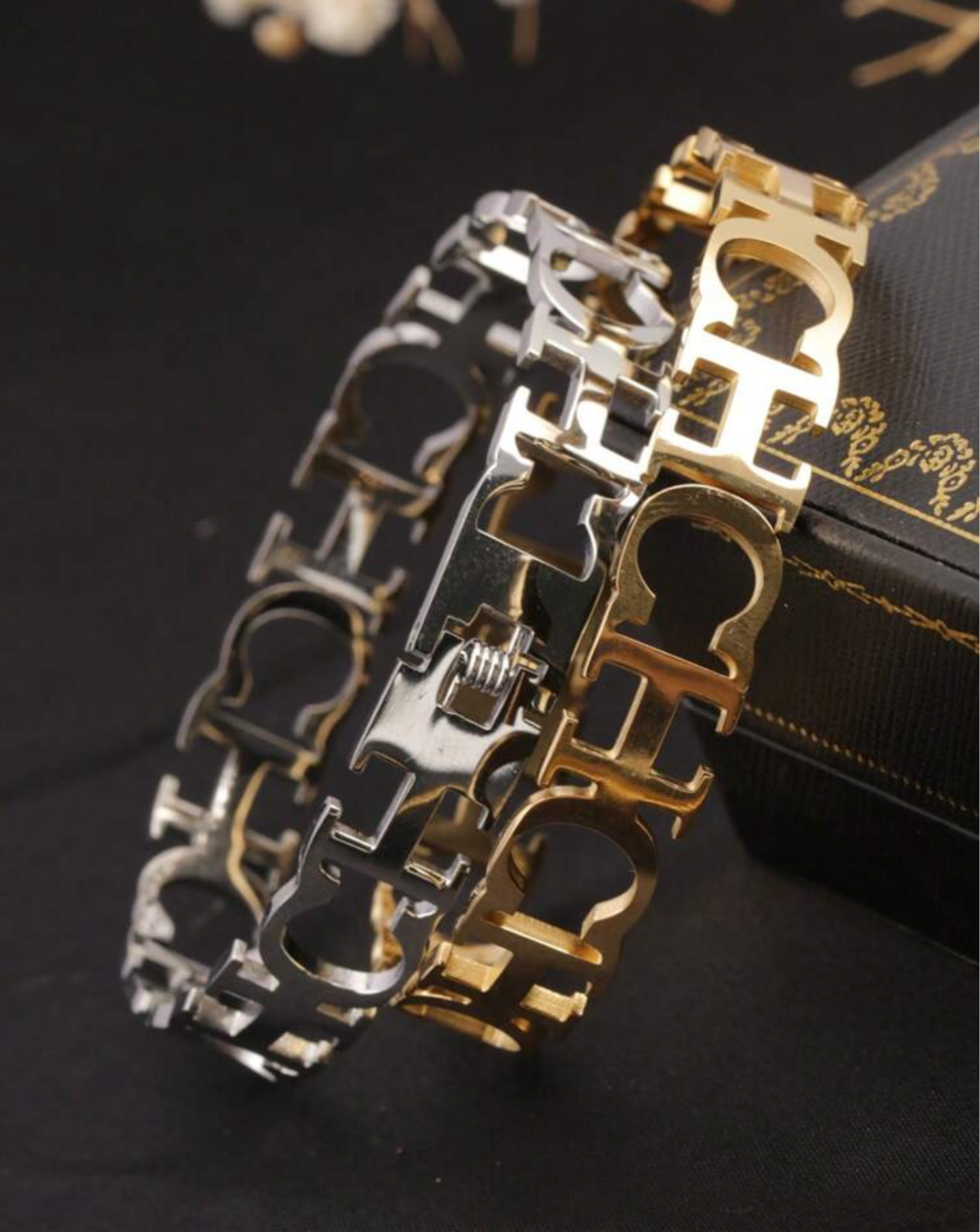 Hinged Lettered Bangles