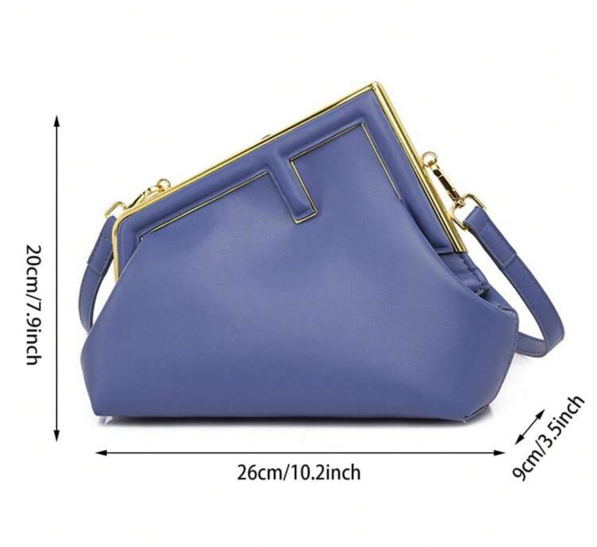 Letter F Clutch / crossbody bag