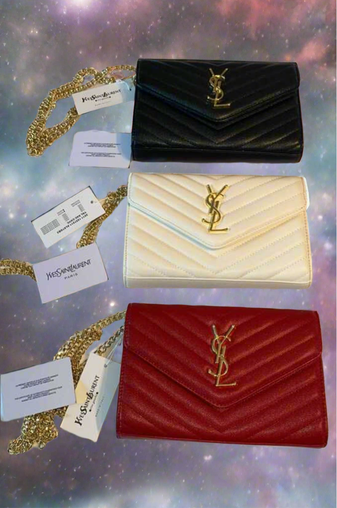 Chevron leather logo crossbody clutch bag