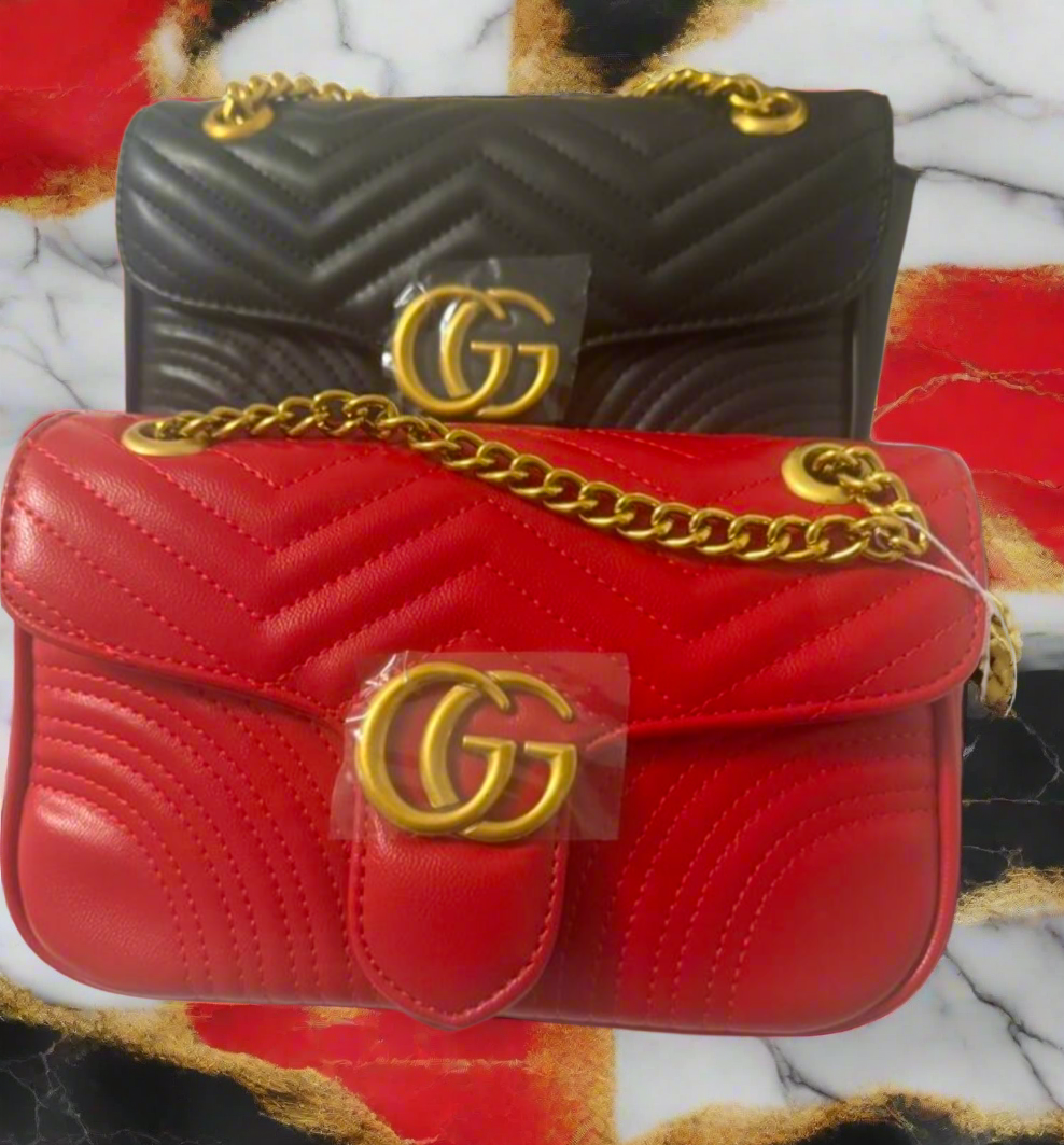 Crossbody - Leather or velvet GG Logo Bags (variety)