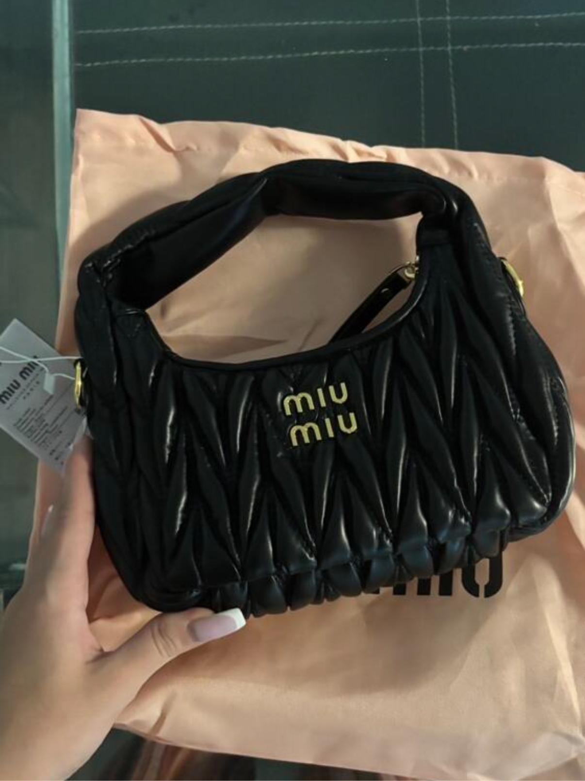 Quilted vegan leather bags (faux leather - variety)