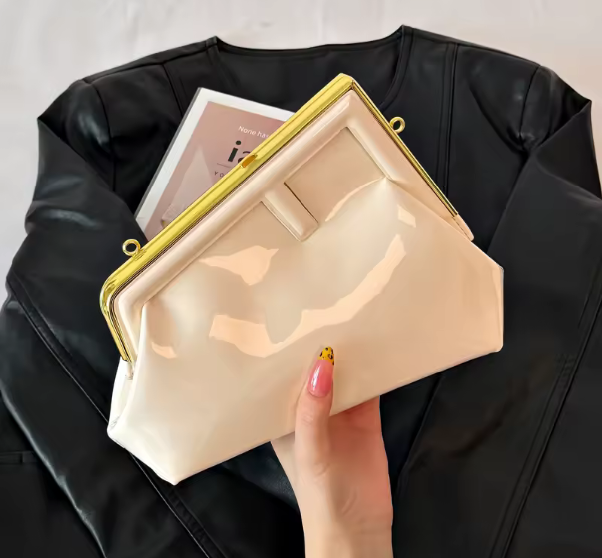 Letter F Clutch / crossbody bag