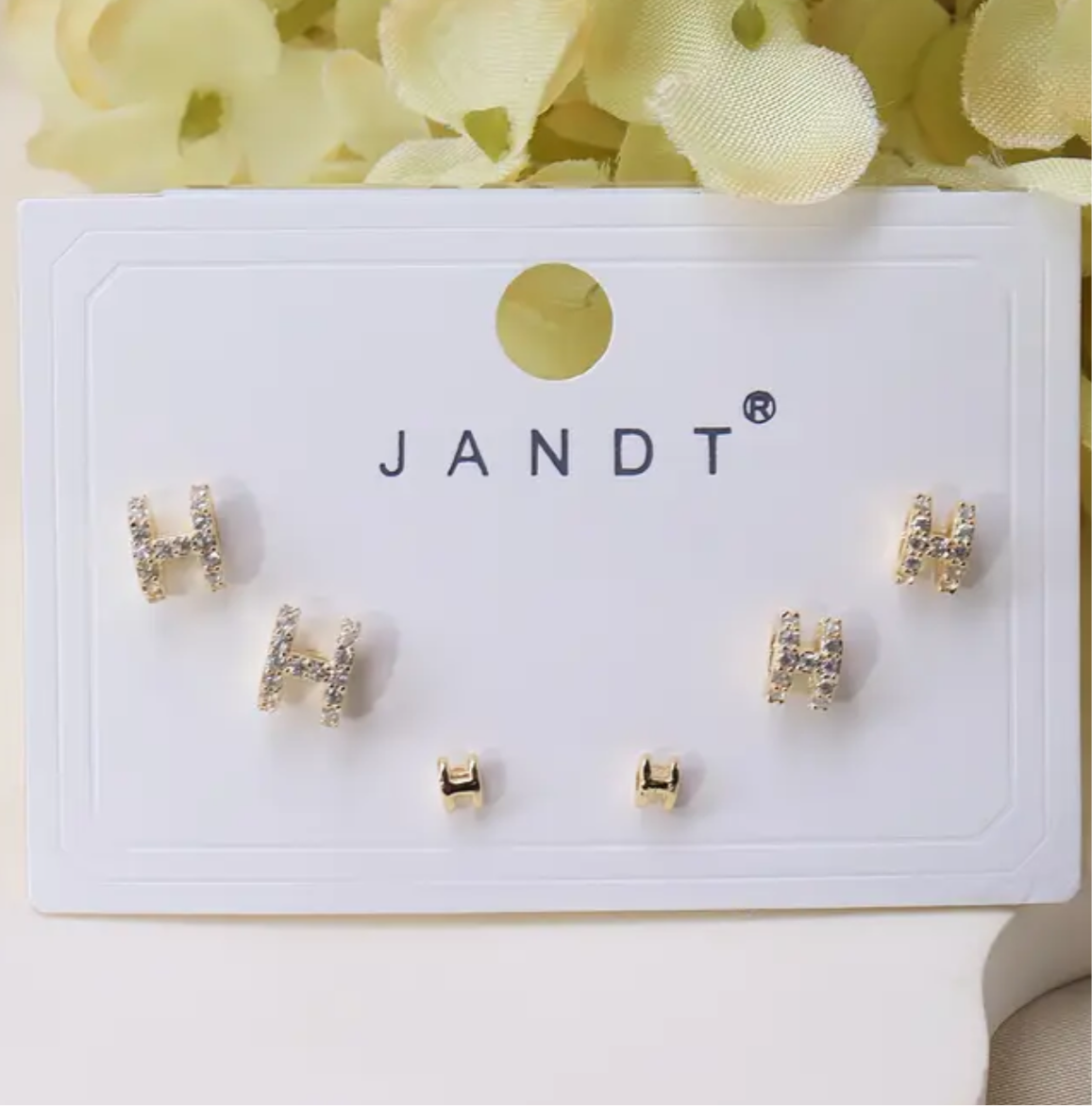 Logo Earrings - Lettered Posts (options)