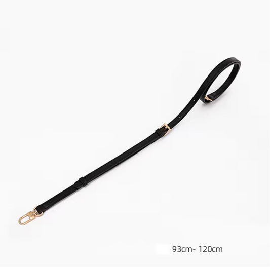 Adjustable PU leather cross body strap