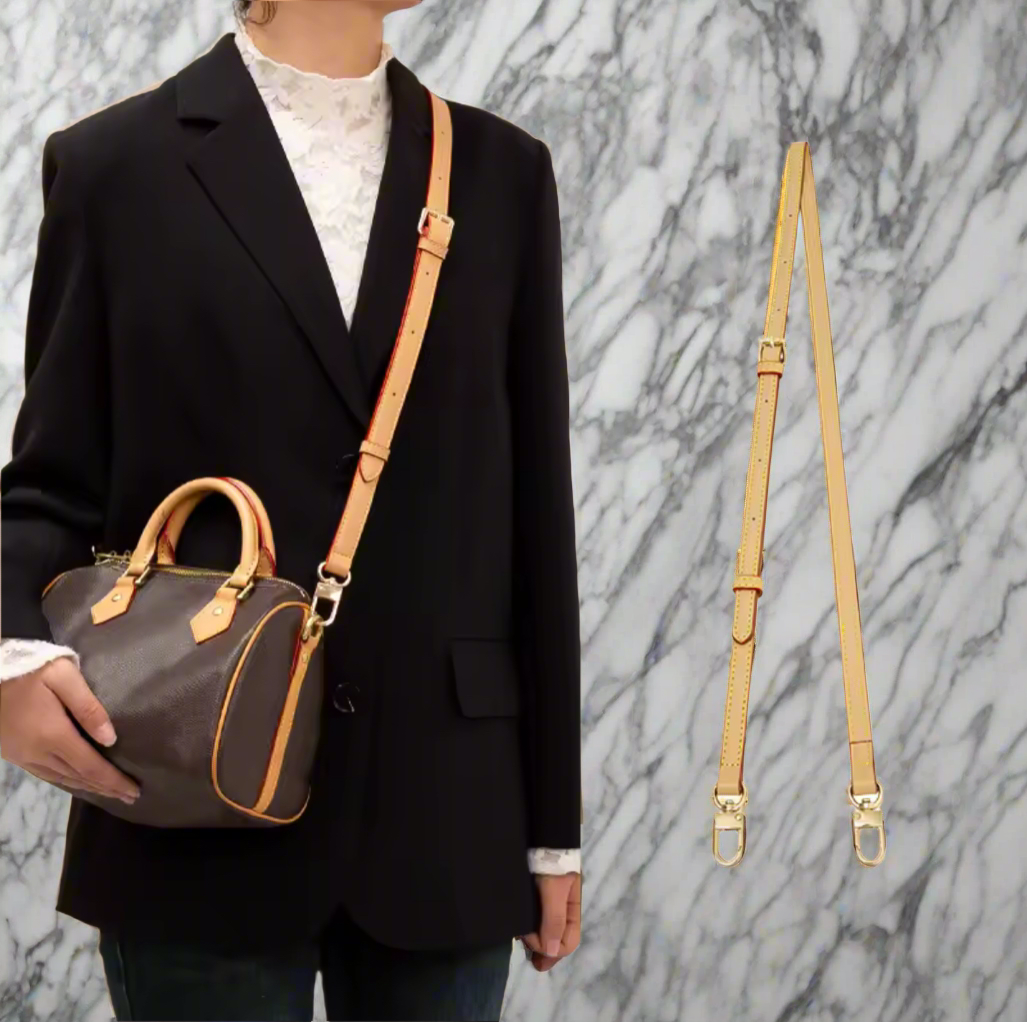 Adjustable PU leather cross body strap