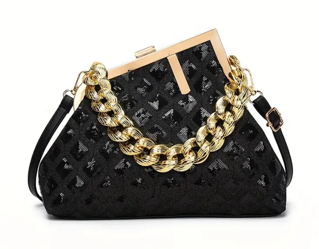 Letter F Clutch / crossbody bag