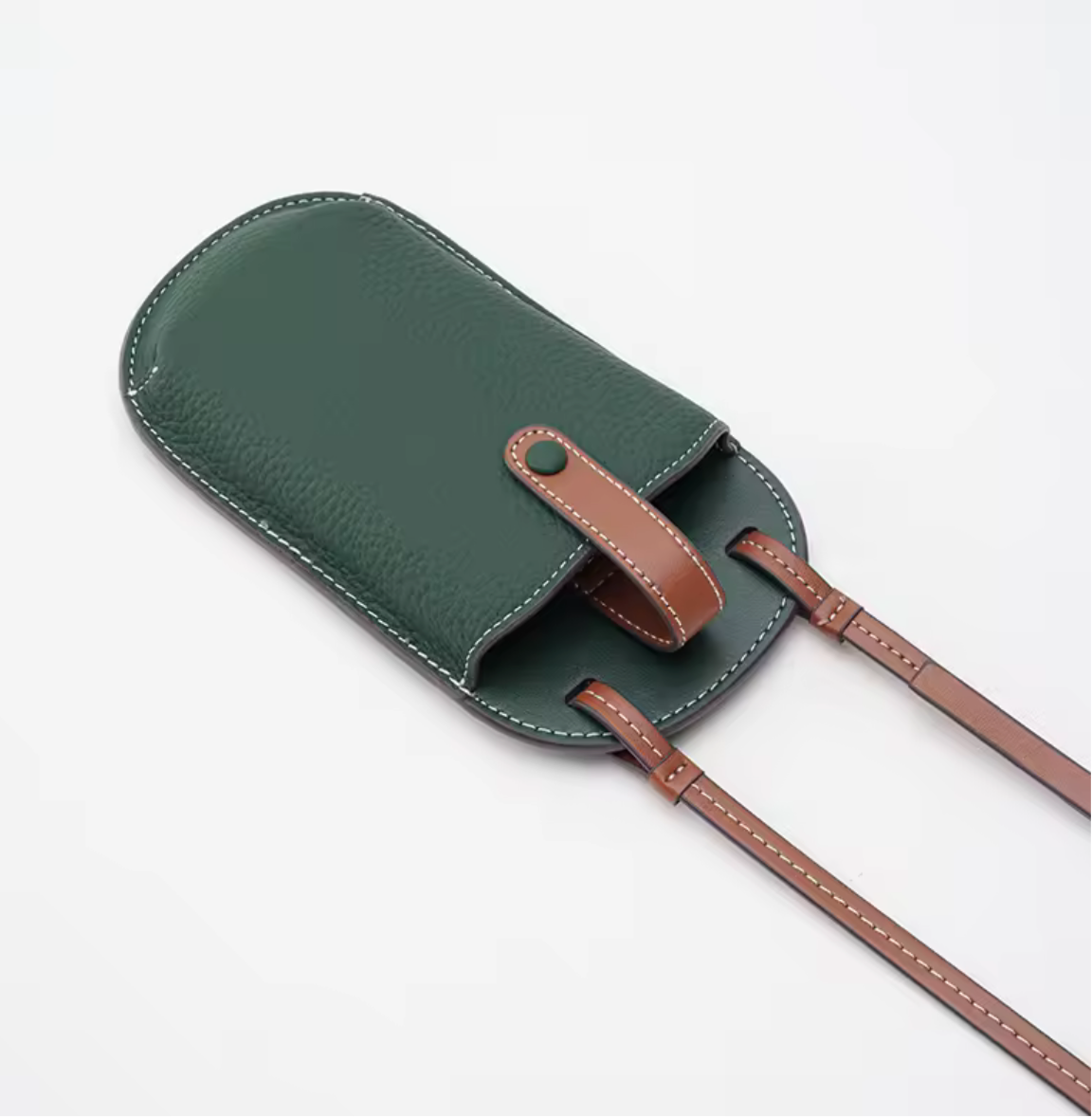 High quality soft grain leather crossbody phone case bags!
