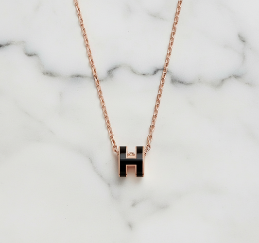 Bubble H chain necklaces