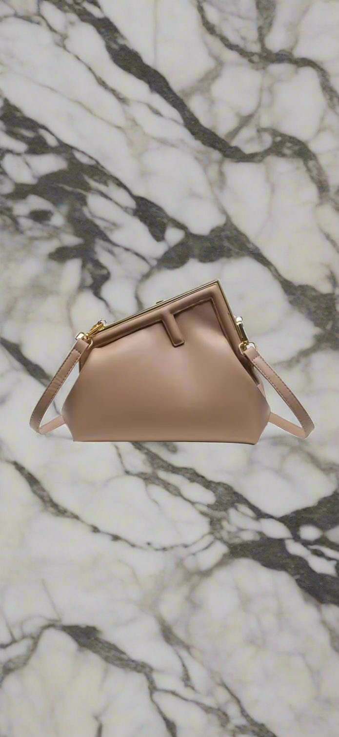 Letter F Clutch / crossbody bag