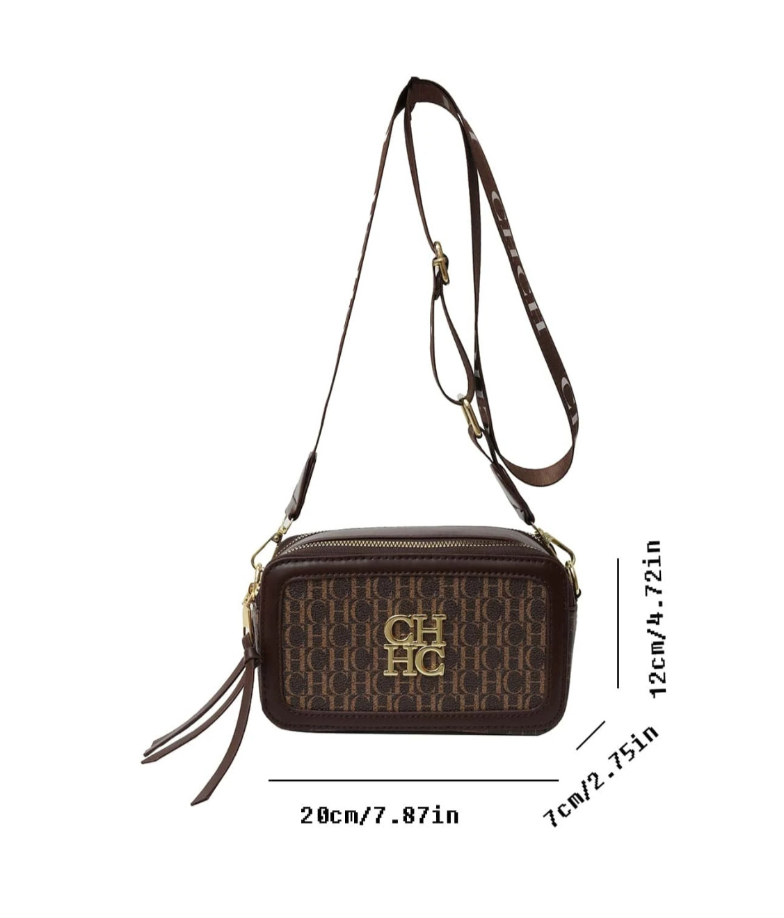 Camera rectangle CH pattern bag