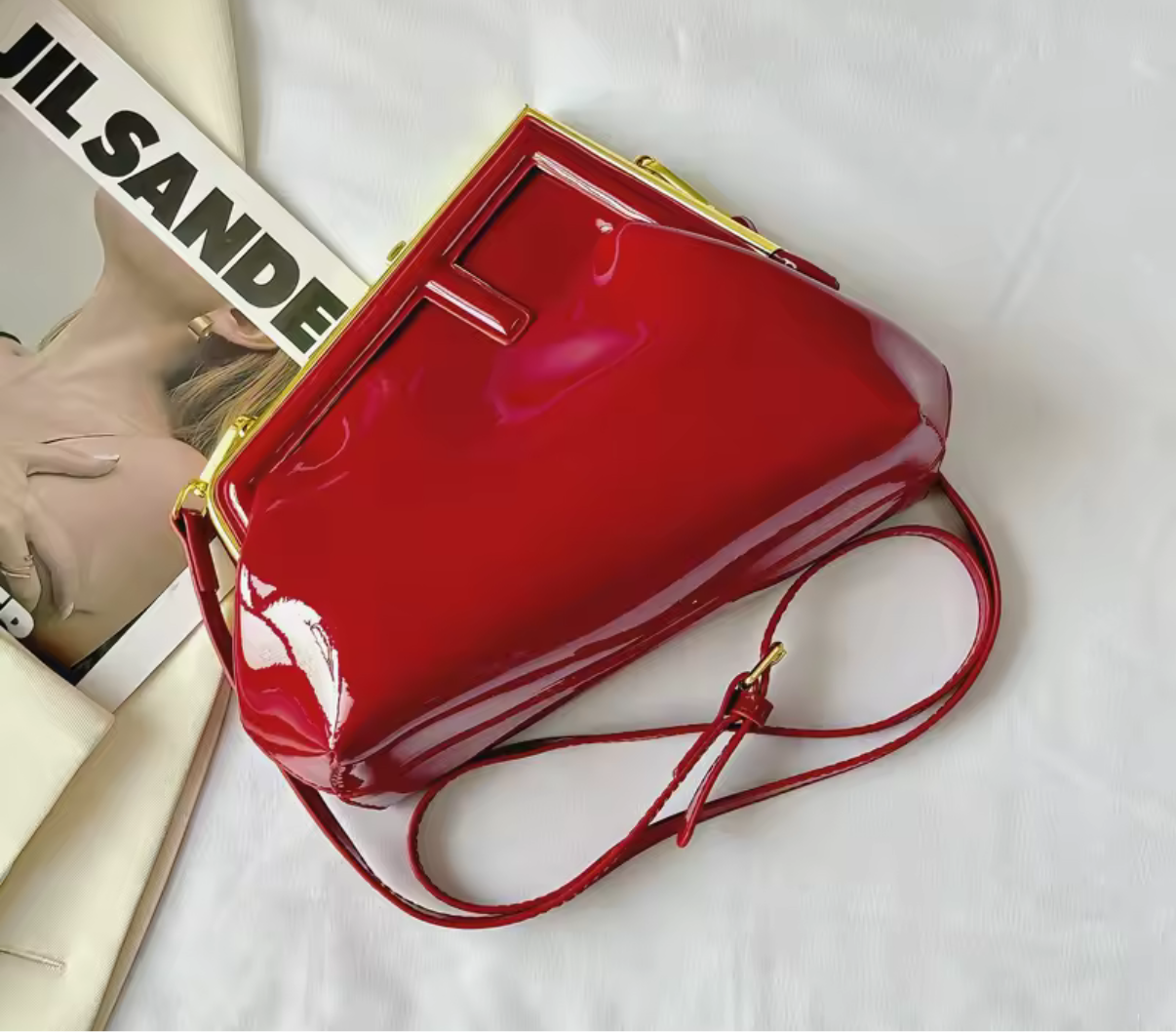 Letter F Clutch / crossbody bag
