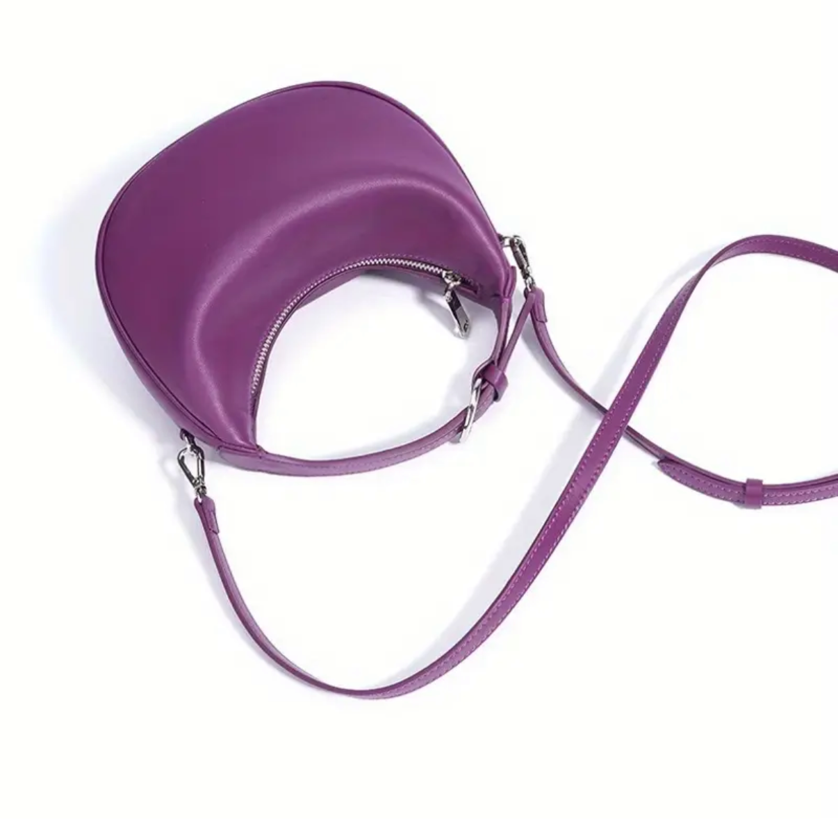 Classic shoulder hobo bag with Metal lettering (many options)
