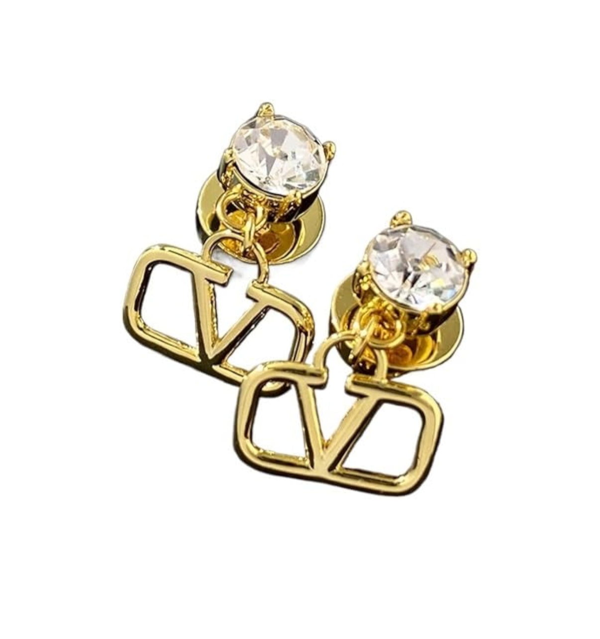 Assorted logo earrings and jewelry sets
