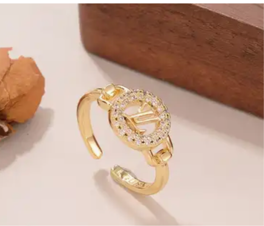 Beautiful inspired rings with logos and adjustable bands (large variety)