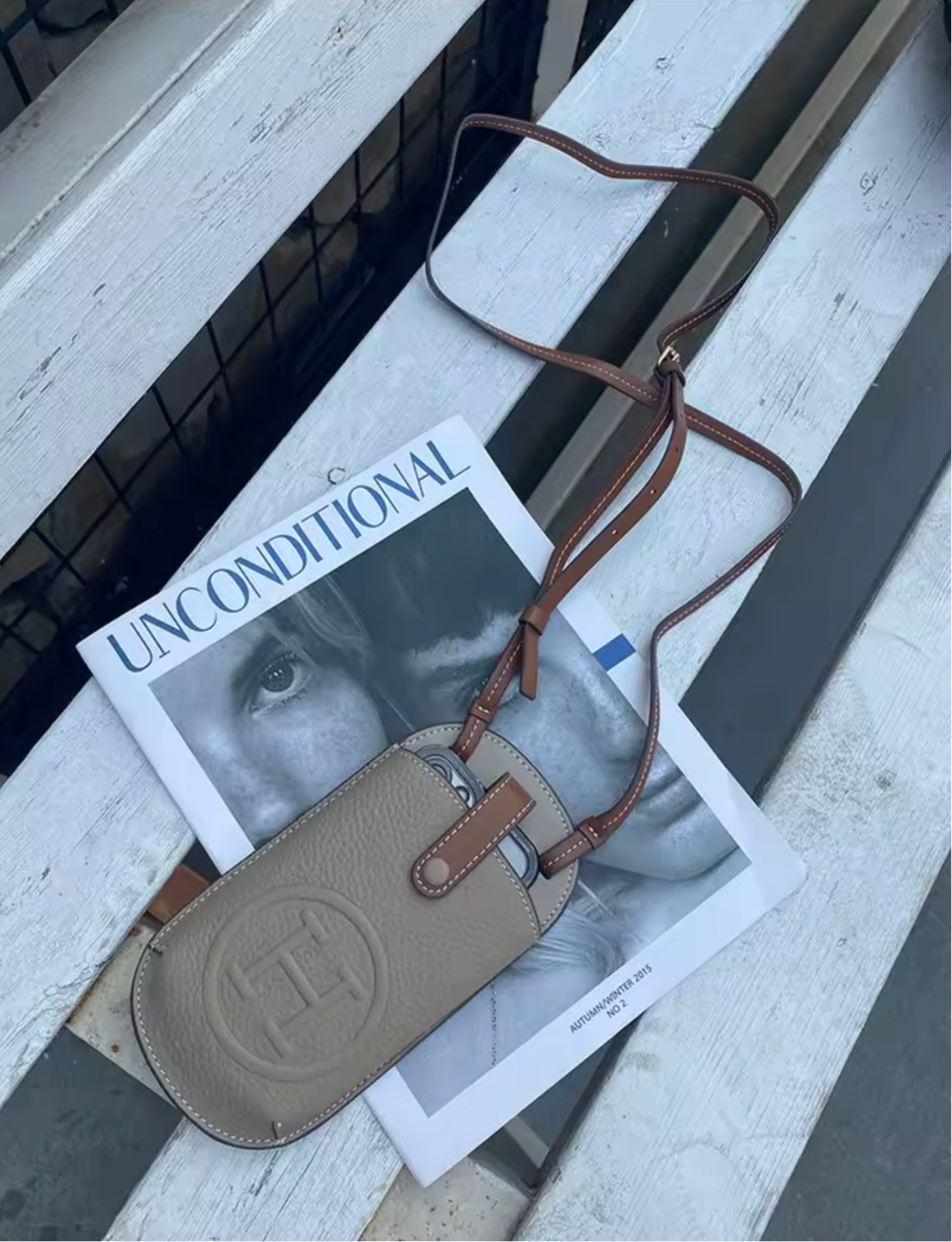 High quality soft grain leather crossbody phone case bags!