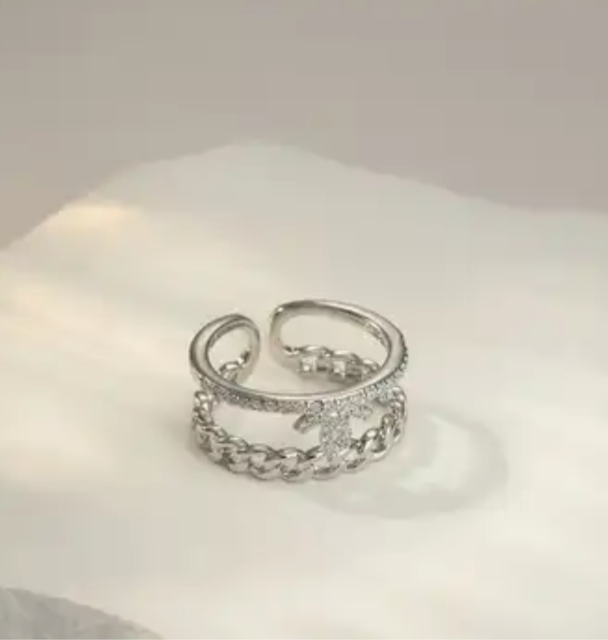 Beautiful inspired rings with logos and adjustable bands (large variety)