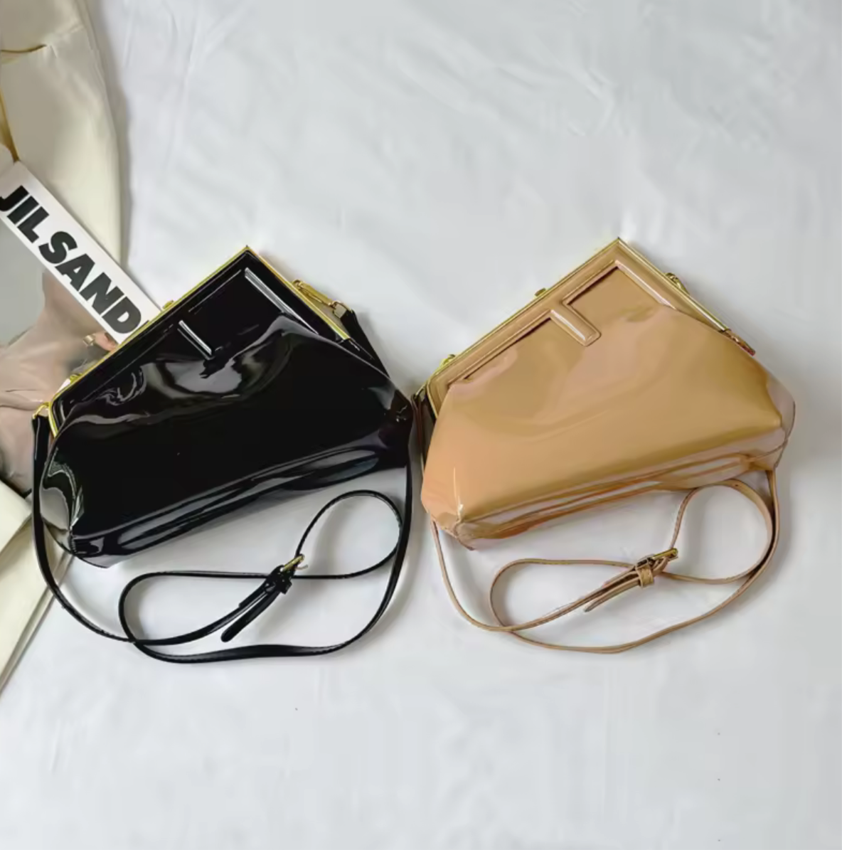 Letter F Clutch / crossbody bag