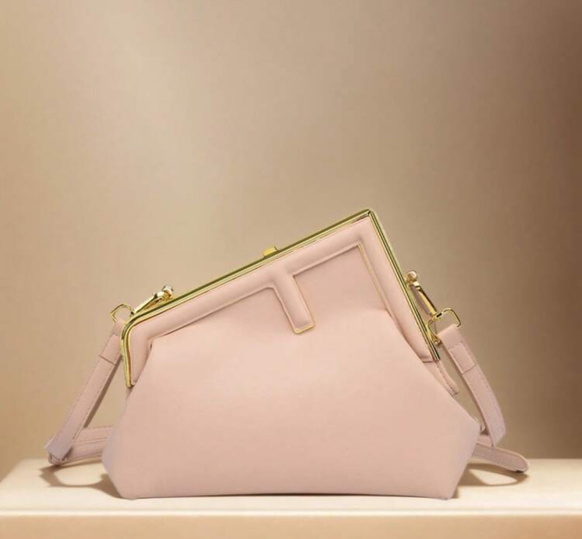 Letter F Clutch / crossbody bag