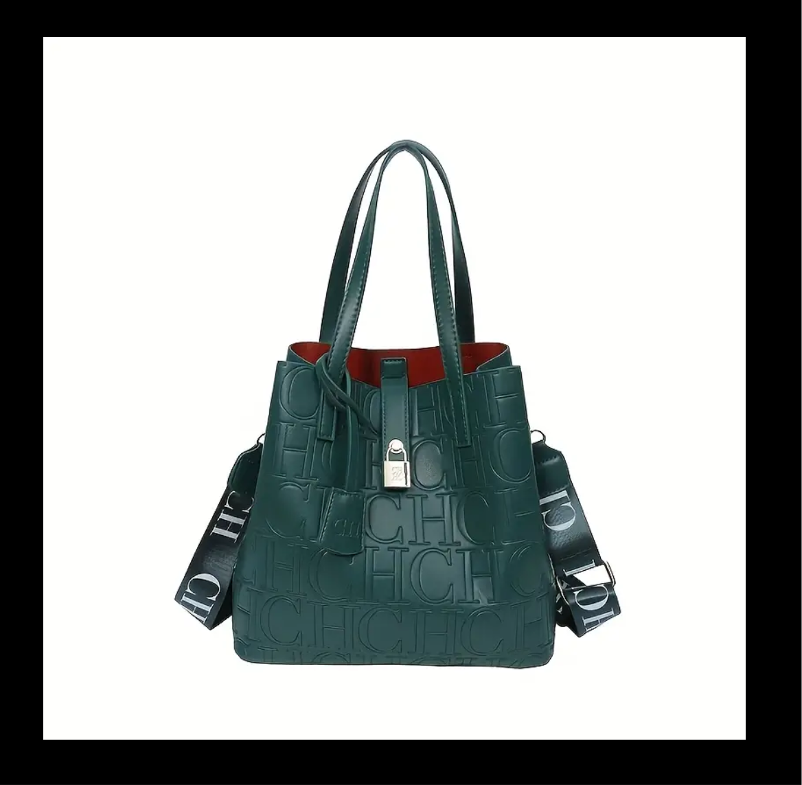 CHCH TOTE BAG W/ smaller pouch bag