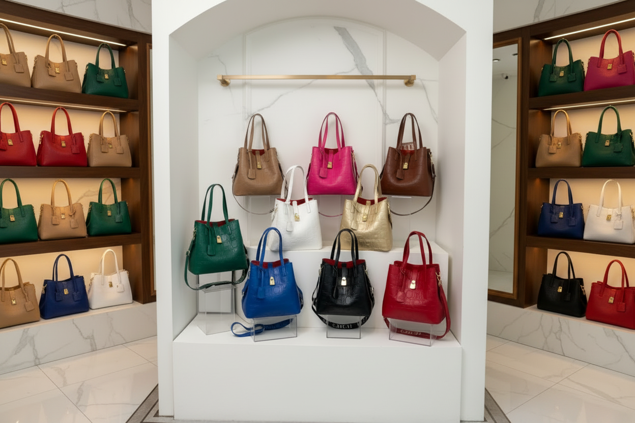 CHCH TOTE BAG W/ smaller pouch bag