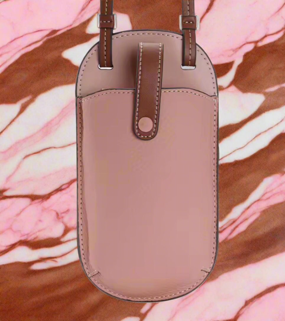 High quality soft grain leather crossbody phone case bags!
