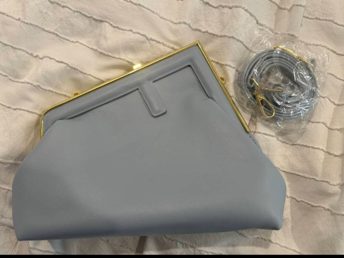 Letter F Clutch / crossbody bag