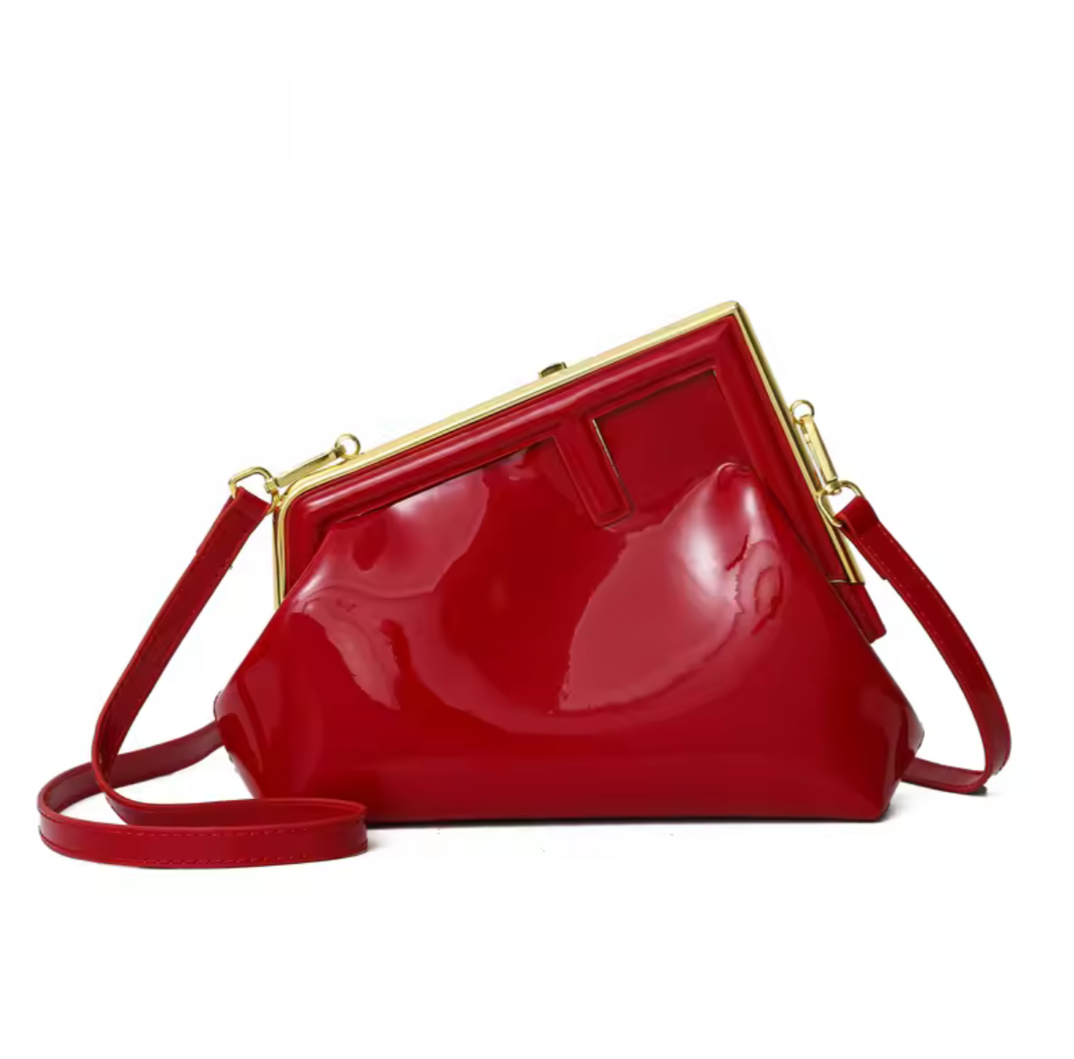 Letter F Clutch / crossbody bag