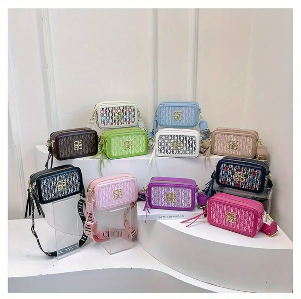 Camera rectangle CH pattern bag